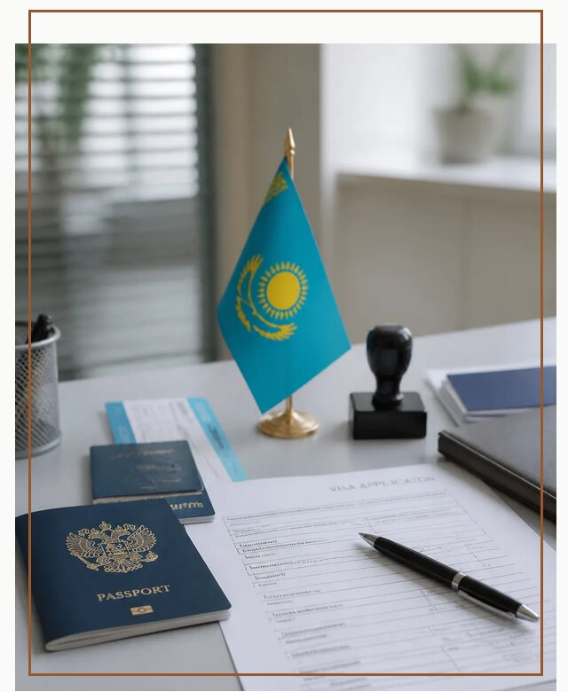 Оформление визы в Казахстан для поездки и работы в Комсомольске-на-Амуре